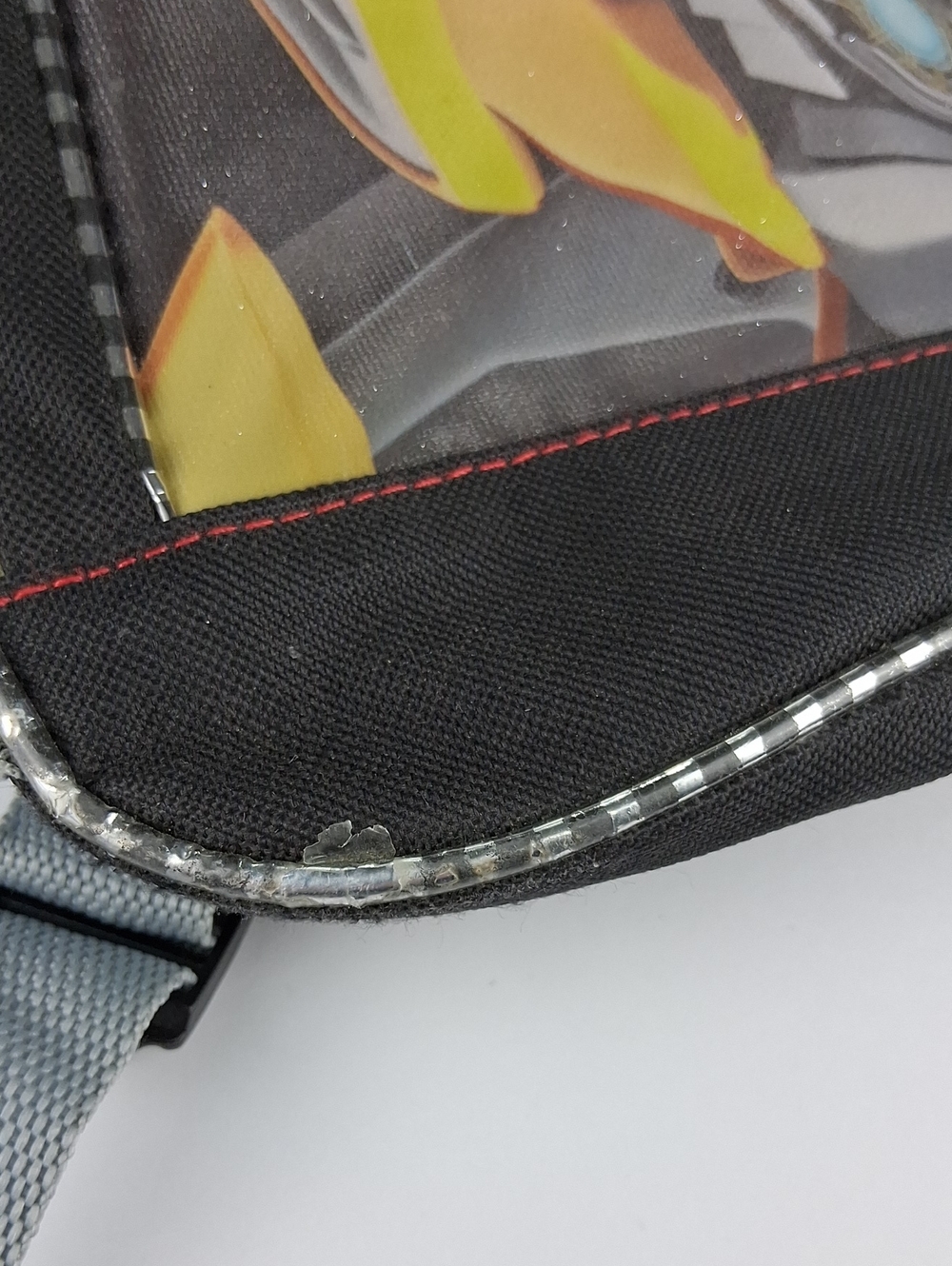 Boys Transformers Backpack Bumblebee Red Black Gray Elementary 2 Compartments - Picture 11 of 16